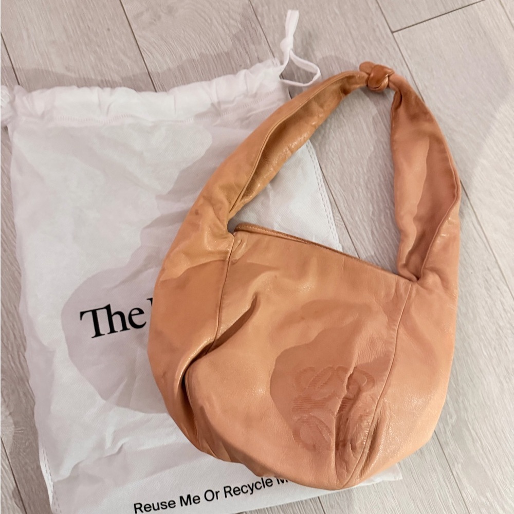Vintage Loewe Flamenco Soft Leather Hobo | Knot Handle | Y2K